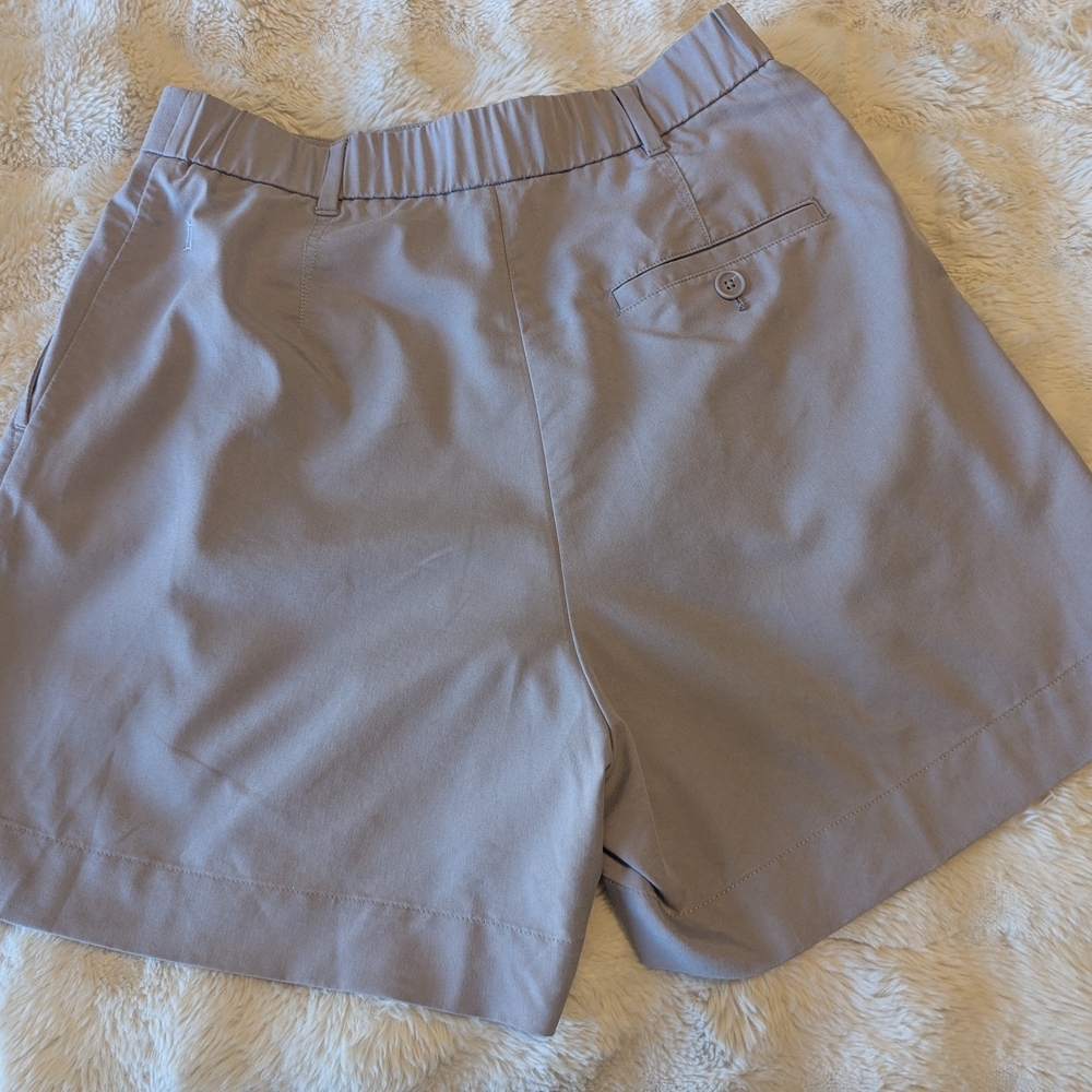 Kit and Ace Lavender Gray High-Waist Bermuda Shorts - Picture 4 of 8